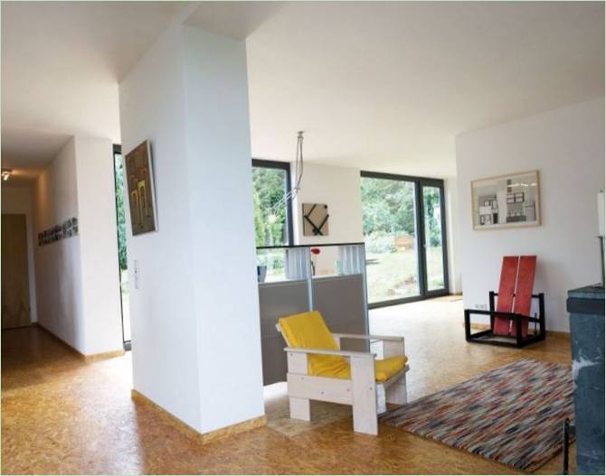 Interiér kontejneru od LHVH Architekten