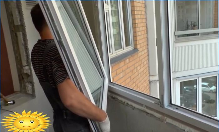 Připevnění lodžie do místnosti vlastními rukama