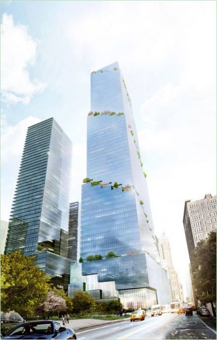 Projekty mladého dánského architekta Bjarkeho Ingelse - fasáda kanceláří v New Yorku