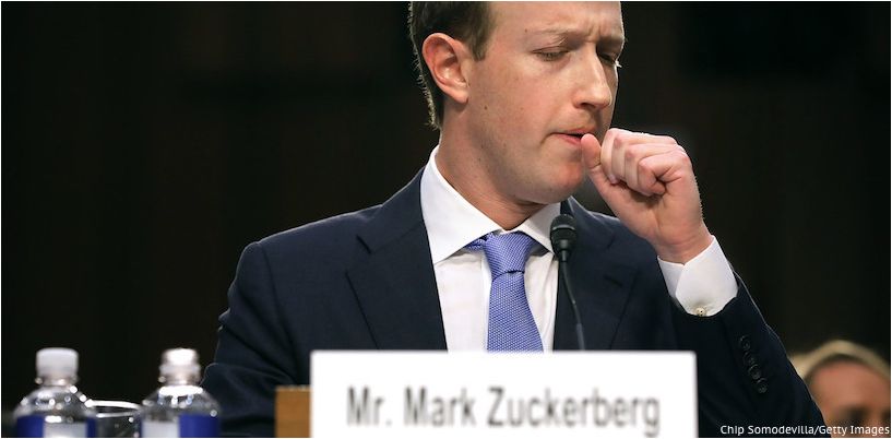 Mark Zuckerberg na soudním jednání