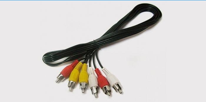 Kabel s konektory RCA