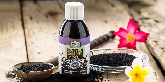 Černý olej ze semen