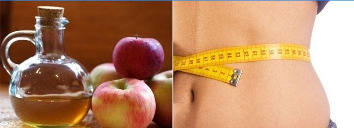 Jablečný ocet pomůže zhubnout doma