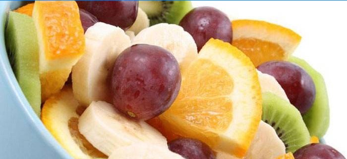 Ovoce s vysokým a nízkým obsahem kalorií