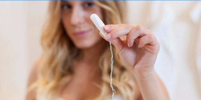 Použití tamponů během menstruace