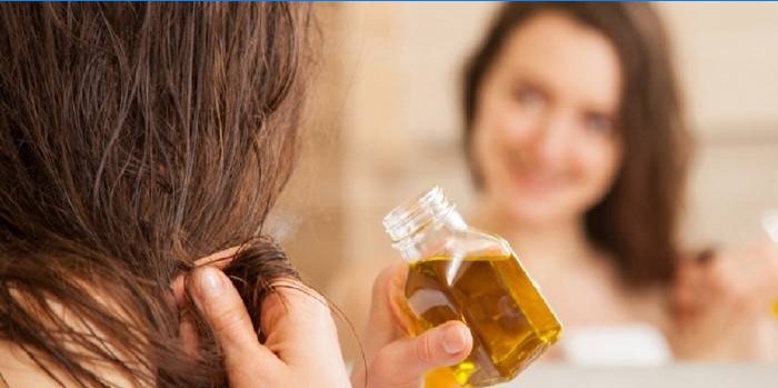 Použití vlasových olejů