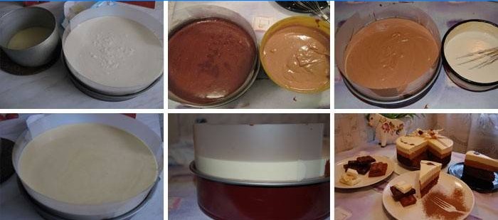 Jak si vyrobit tři čokoládové dorty