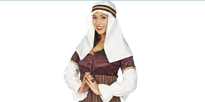 Dívka v arabském kostýmu