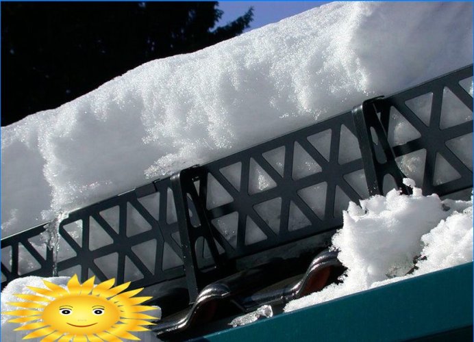 DIY držáky sněhu na střechu
