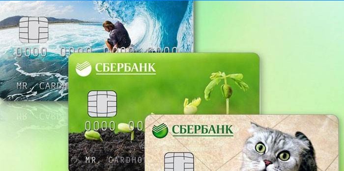 Plastové karty Sberbank