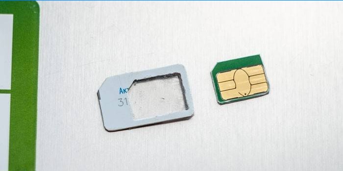 Nano SIM karta pro smartphone nebo iPhone