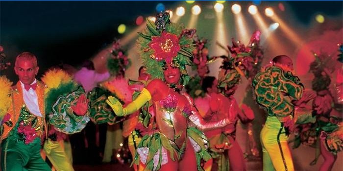 Nový rok karneval na Kubě