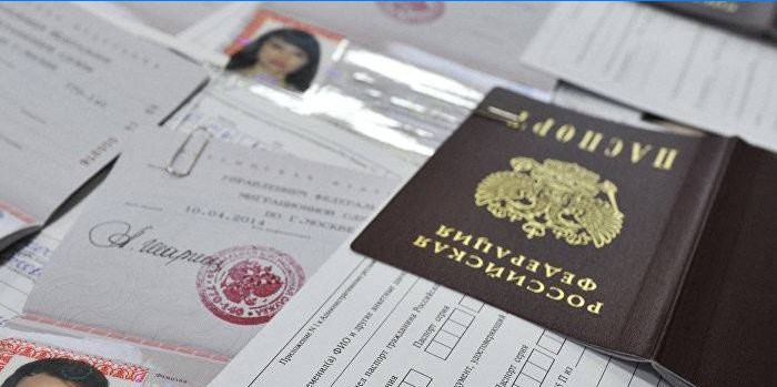 Pas občana Ruské federace a doklady