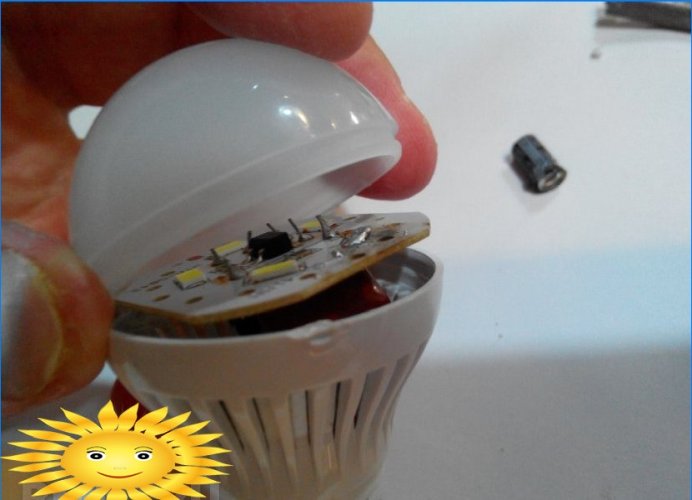 Oprava DIY LED lampy