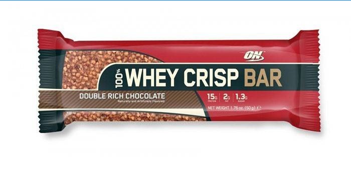 100% Whey Crisp Bar Chocolate Flavour