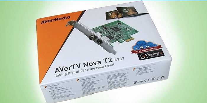 Tuner pro počítač AVerMedia Technologies v balíčku