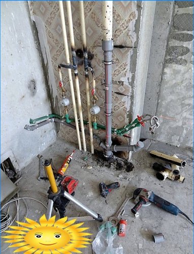 Výměna potrubí v bytě: jak vyměnit stokovou šachtu
