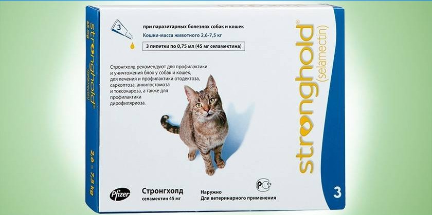 Prostředky pro kočky Selamectin
