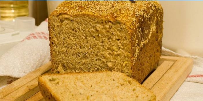 Dietní kukuřičný chléb
