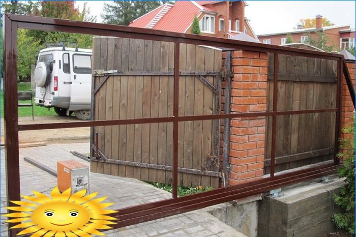 DIY posuvné brány