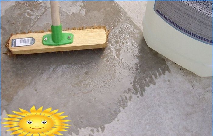 Garážová podlaha: polyuretanová impregnace a betonový nátěr
