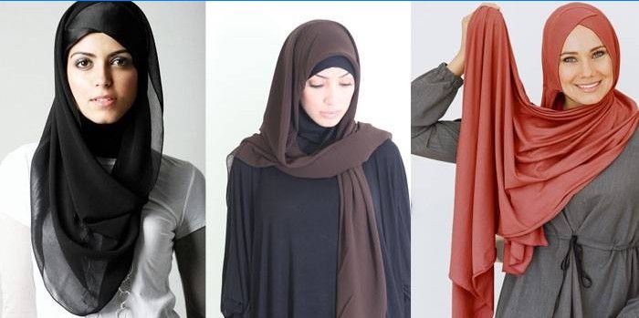 Možnosti stylově pleteného hidžábu