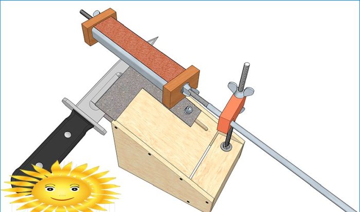 Jak vyrobit stroj na ostření nožů vlastními rukama