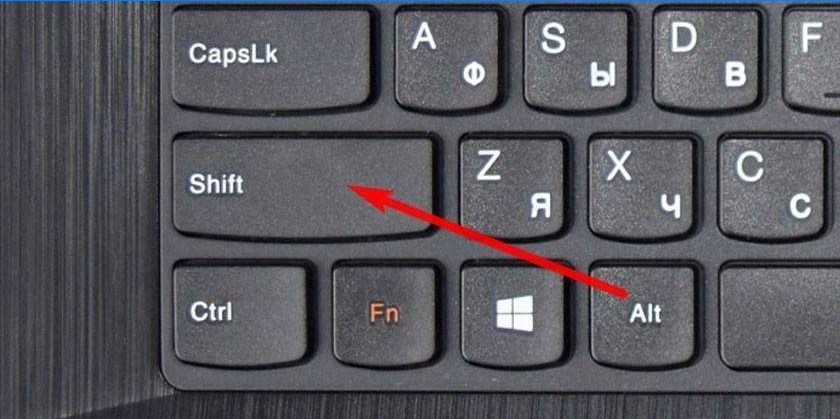 Změňte jazyk na klávesnici