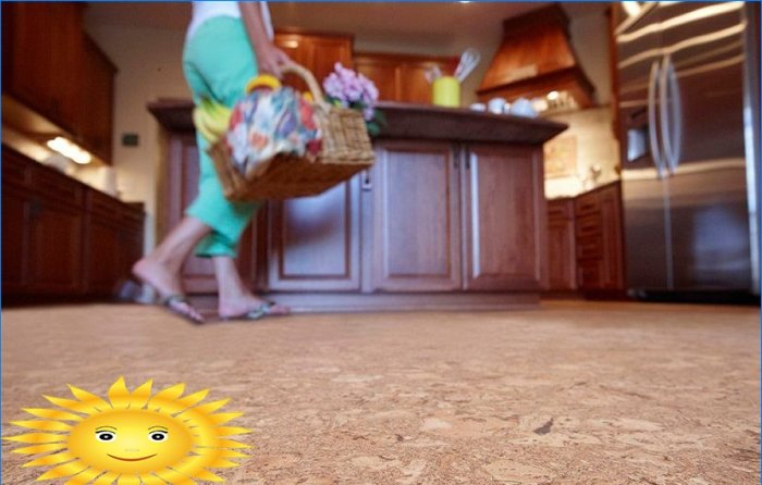 Korková podlaha: 20 fotografických nápadů pro korkové podlahy