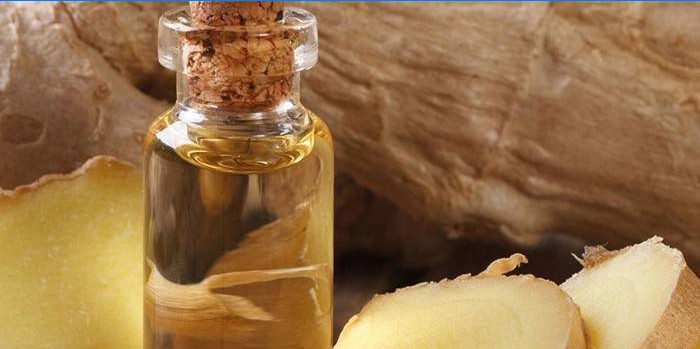 Ginger Root and Bottle Oil