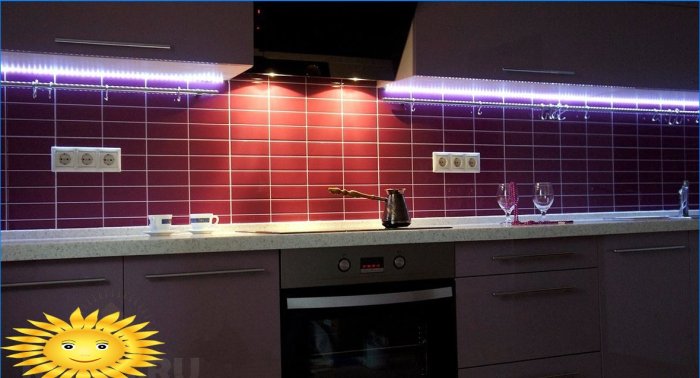 Příklady správného osvětlení v kuchyni