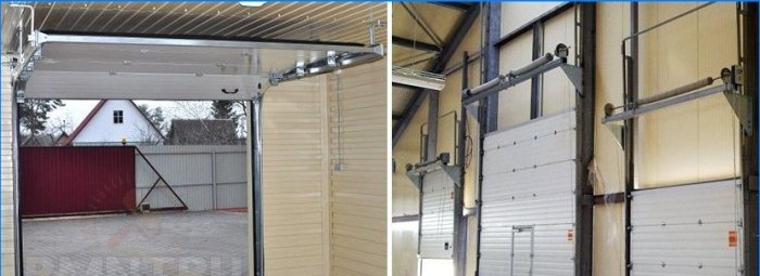 Sekční garážová vrata: Instalace pro kutily