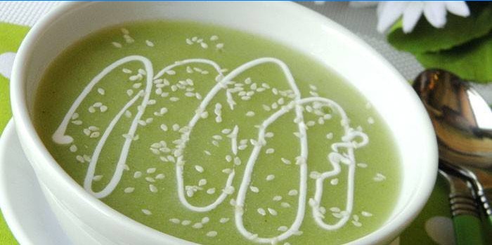 Sesame Brokolice Puree Soup