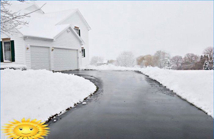 Systémy proti zamrzání a tání sněhu pro příjezdové cesty a chodníky