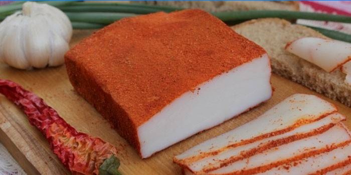 Slanina s paprikou