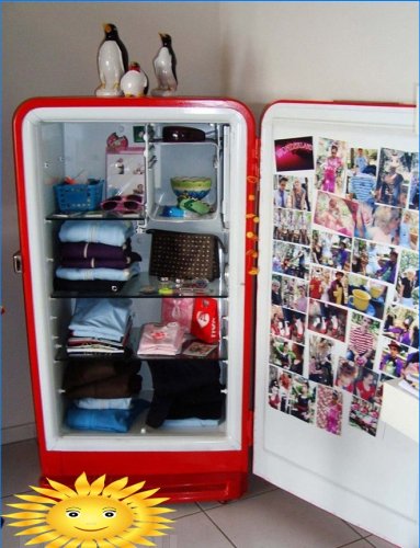 Skříň ze staré ledničky