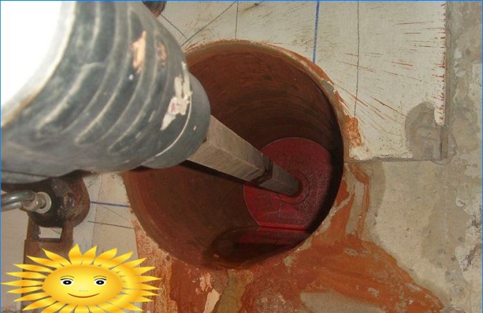 Diamantové vrtání, výroba výklenků a otvorů