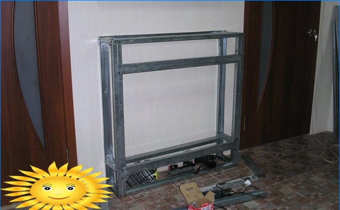 DIY sádrokartonový krb