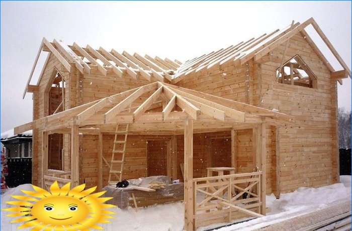 Dům s vlastními rukama: jak správně stavět v zimě