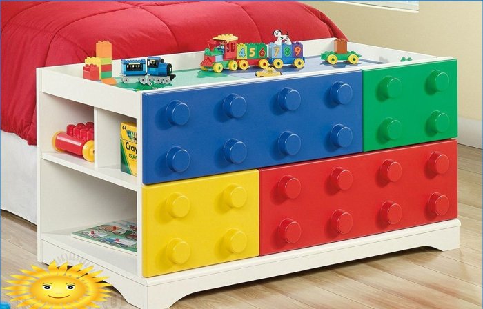 Dětský pokoj ve stylu Lego