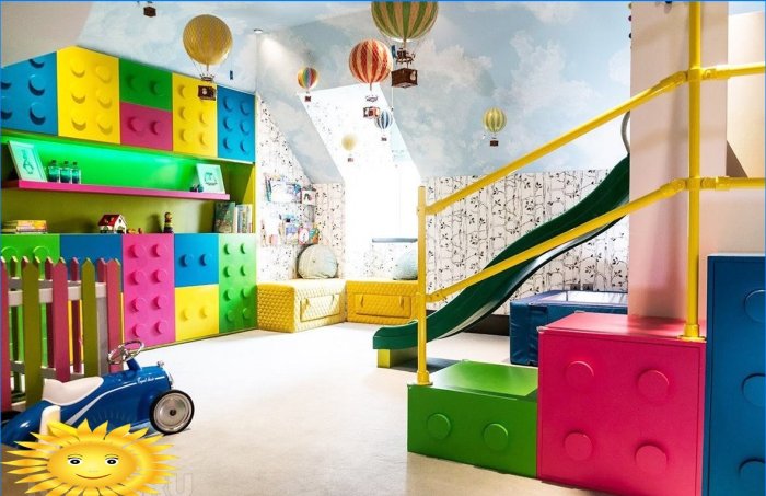 Dětský pokoj ve stylu Lego