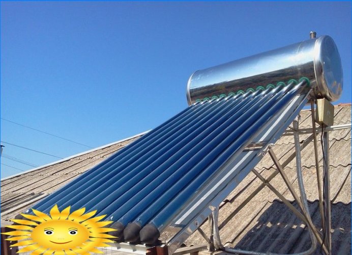 Instalace vakuového solárního kolektoru