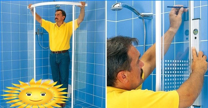 Jak nainstalovat sprchovou kabinu vlastními rukama