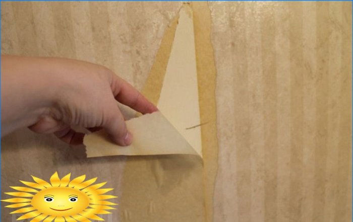 Jak rychle odstranit staré tapety ze stěn
