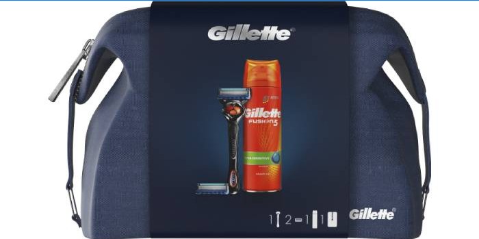 Sada holicího strojku Gillette