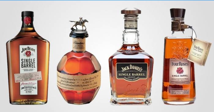 Bourbon různých značek