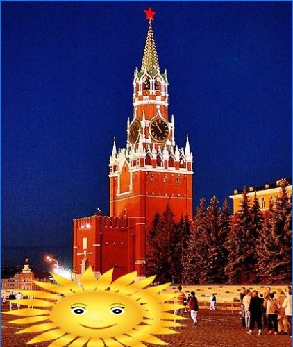 Spasská věž moskevského Kremlu