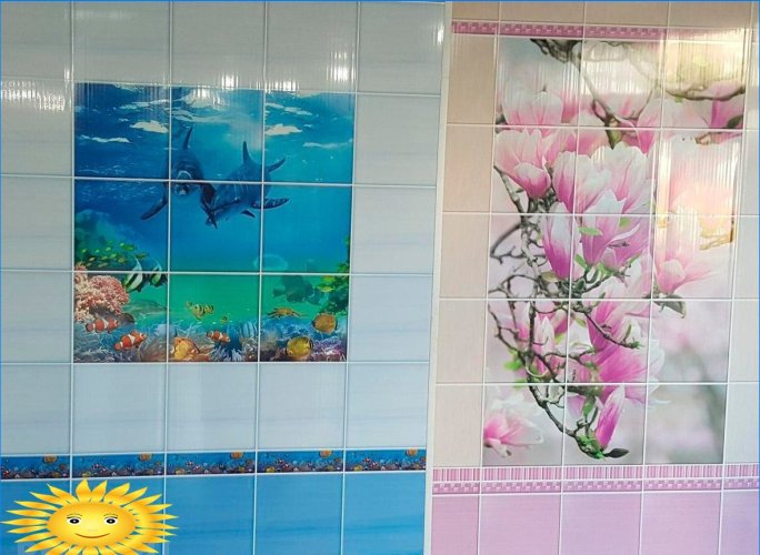 Plastové panely v koupelnové dekoraci