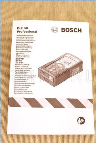 Bosch DLE 50 Professional - příručka