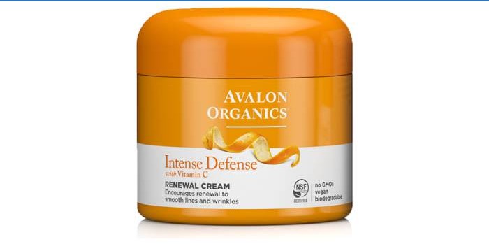 Avalon Organics, regenerační krém s vitamínem C